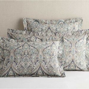 Pottery Barn Makenna Paisley- King Pillow Shams